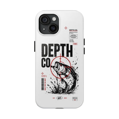 Depth Co. Tough Phone Case — Retro Fishing Target Design