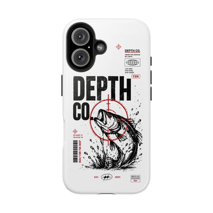 Depth Co. Tough Phone Case — Retro Fishing Target Design